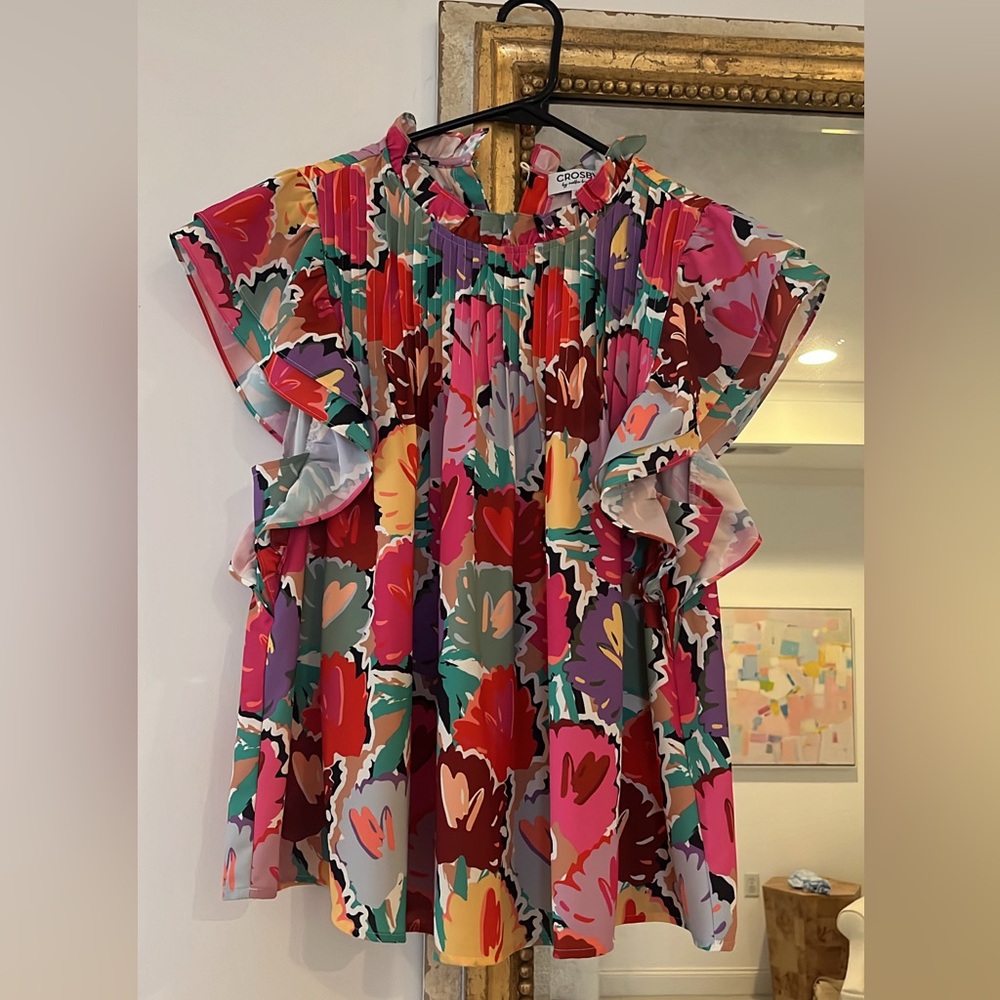 Crosby multicolored top. Size medium